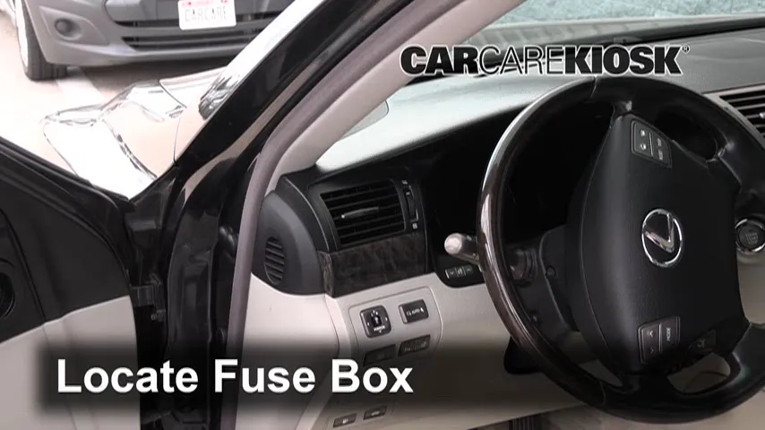 2008 Lexus LS460 4.6L V8 Fuse (Interior) Check